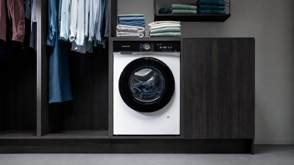 Lave-linge séchant Siemens iQ700 à pompe à chaleur
