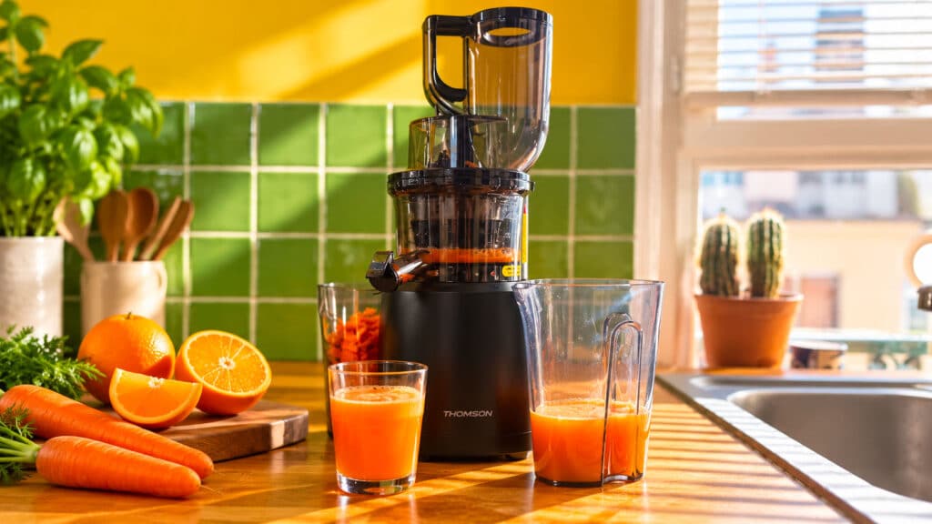 Extracteur de jus Thomson THEJ2240 au banc d'essai © Labo Maison