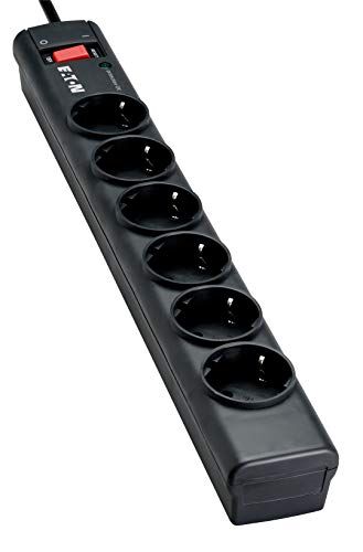 Eaton Multiprise/Parafoudre 6 Prises FR