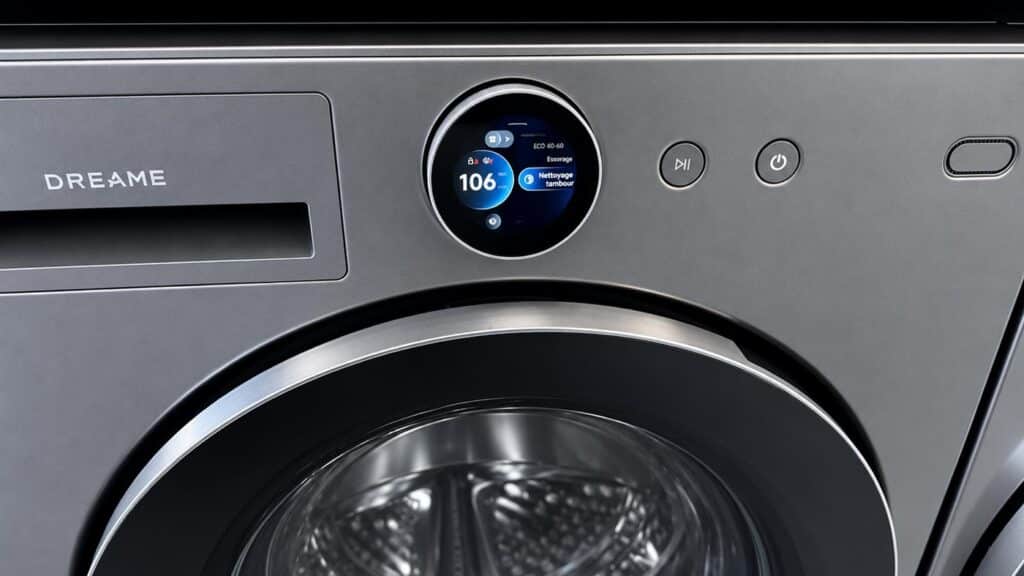 Panneau de commande du lave-linge Dreame L9