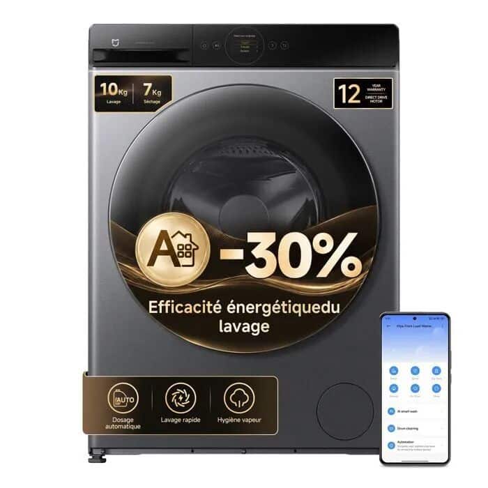 Xiaomi Mijia lave-linge séchant Hublot Pro 10 kg