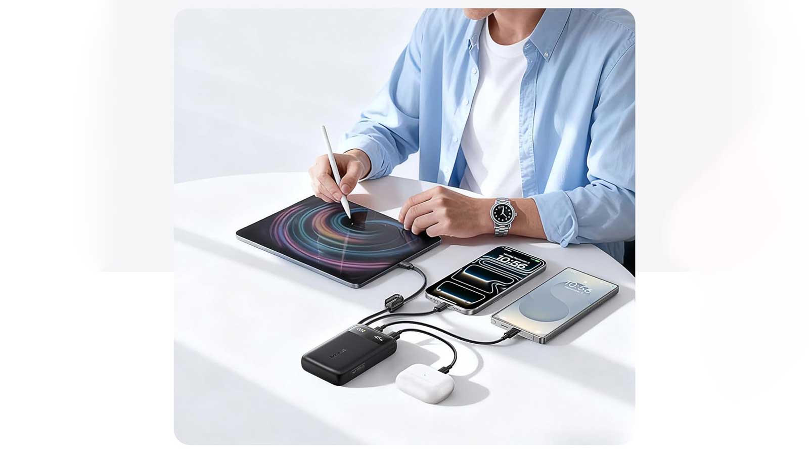 Connectiques de la batterie Baseus EnerFill FC11