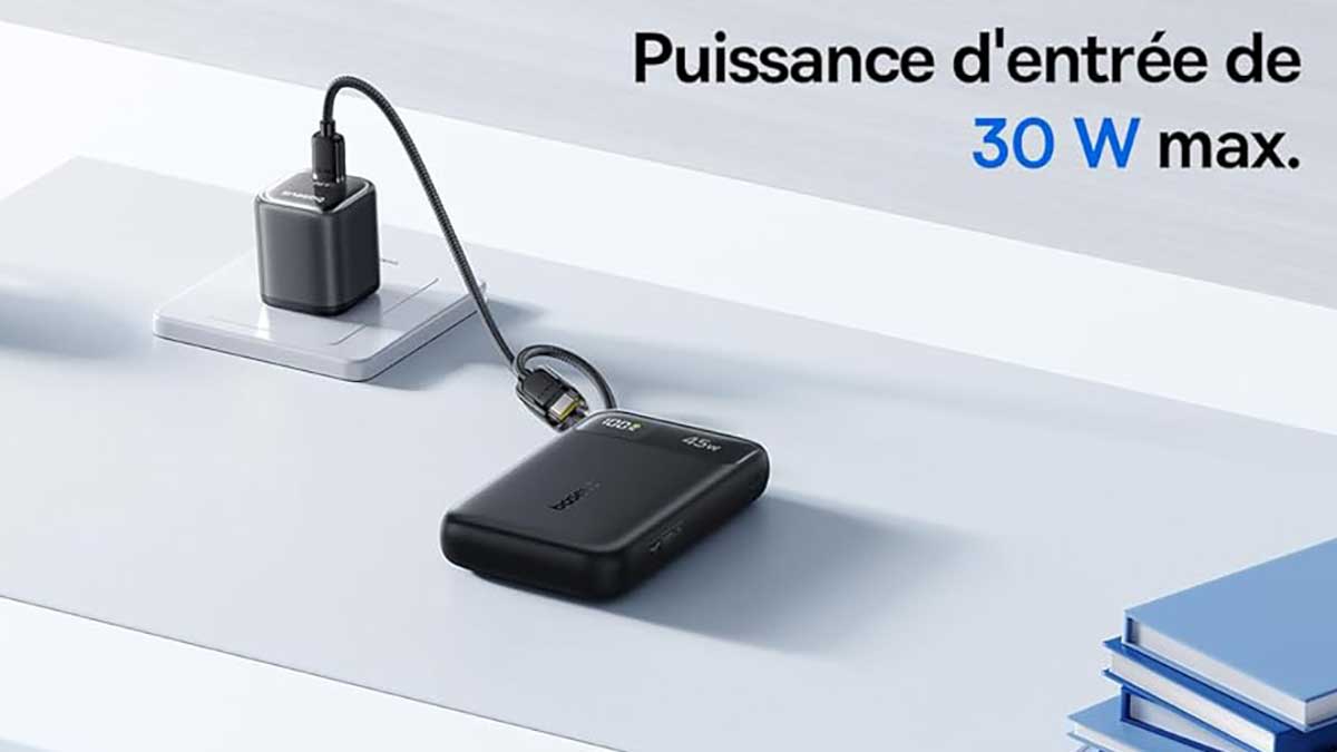 Puissance d’entrée de 30 W de la Baseus EnerFill FC11
