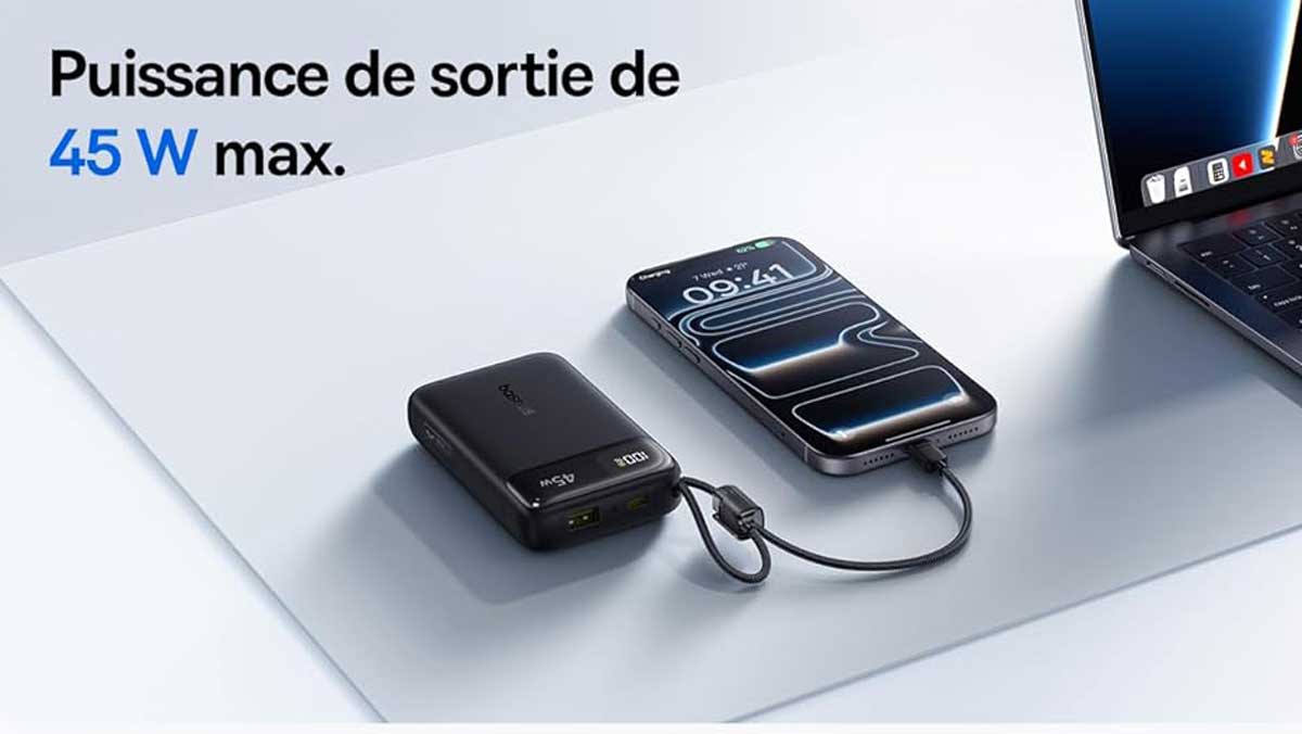 Batterie externe Baseus EnerFill FC11 avec charge rapide de 45 W