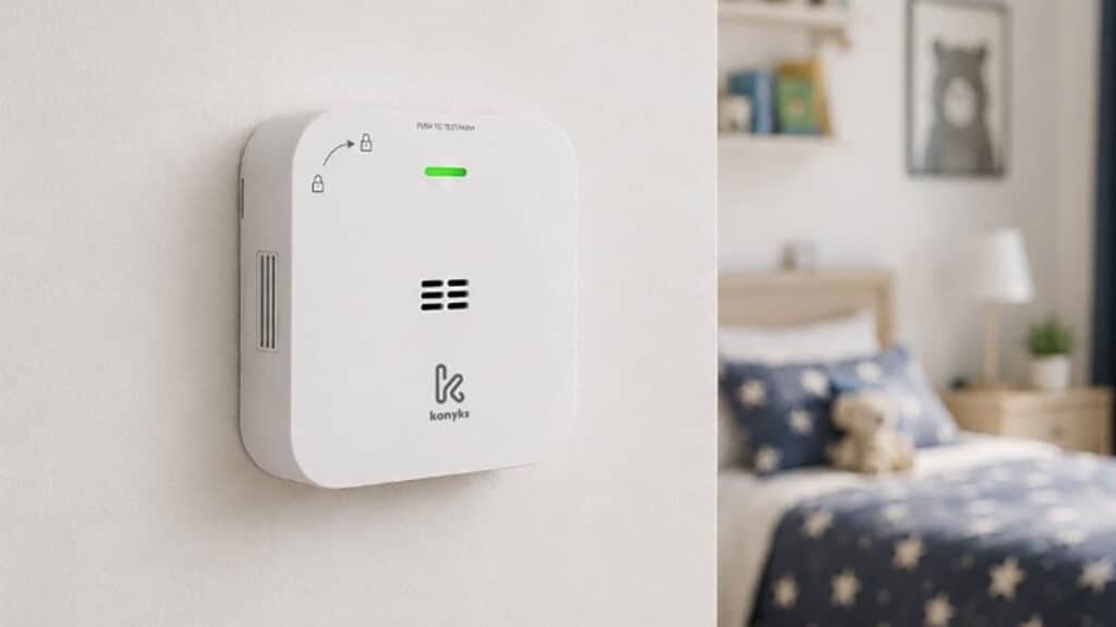 Konyks Monosafe, un détecteur de monoxyde de carbone connecté