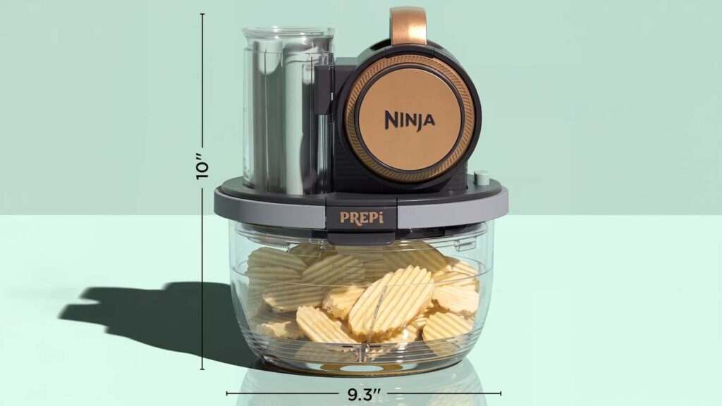 Dimensions du Ninja PREPi PN301, 25,4 cm de haut et 23,6 cm de large
