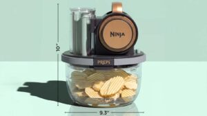 Dimensions du Ninja PREPi PN301, 25,4 cm de haut et 23,6 cm de large