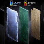 Vue éclatée du système de refroidissement liquide d'une batterie externe Ugreen