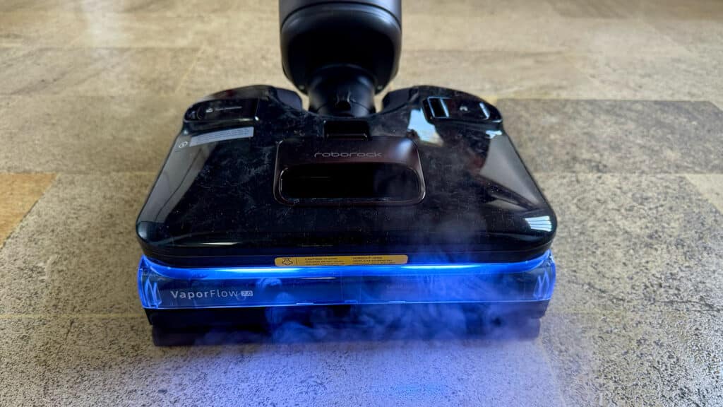 Aspirateur laveur Roborock F25 Ultra Steam Gen 2 © Labo Maison