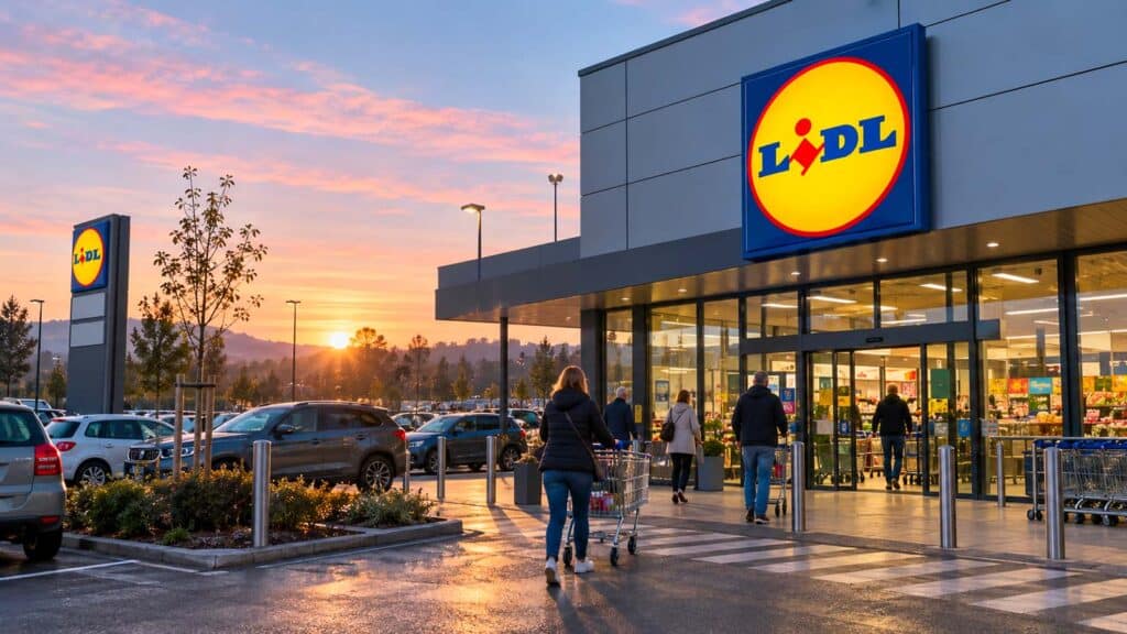 Supermarhé Lidl - Illustration générée par CHatGPT © Labo Maison