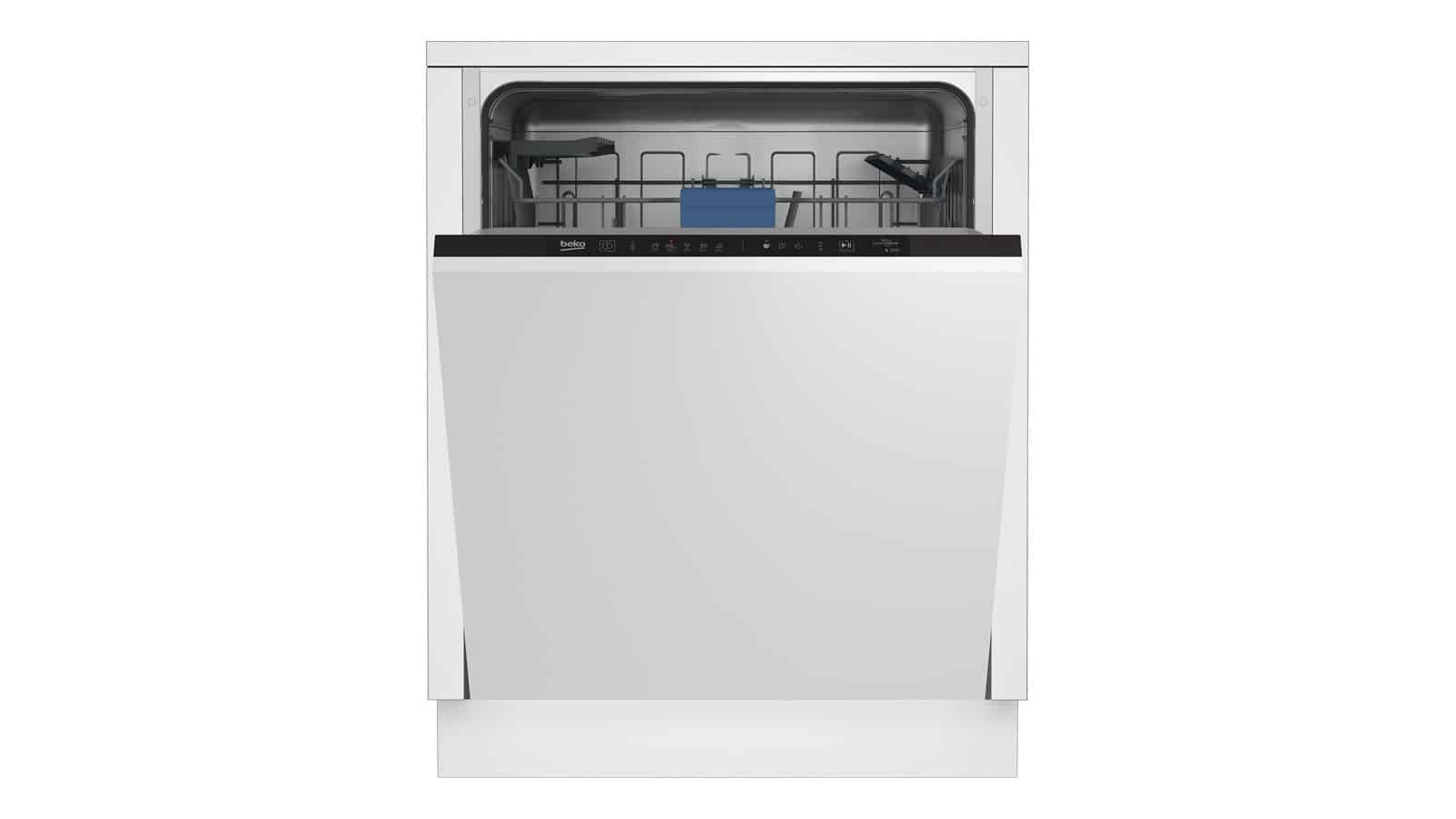 Lave-vaisselle tout intégrable Beko BLVI84F vu de face
