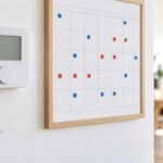 Thermostat et calendrier des jours Tempo EDF