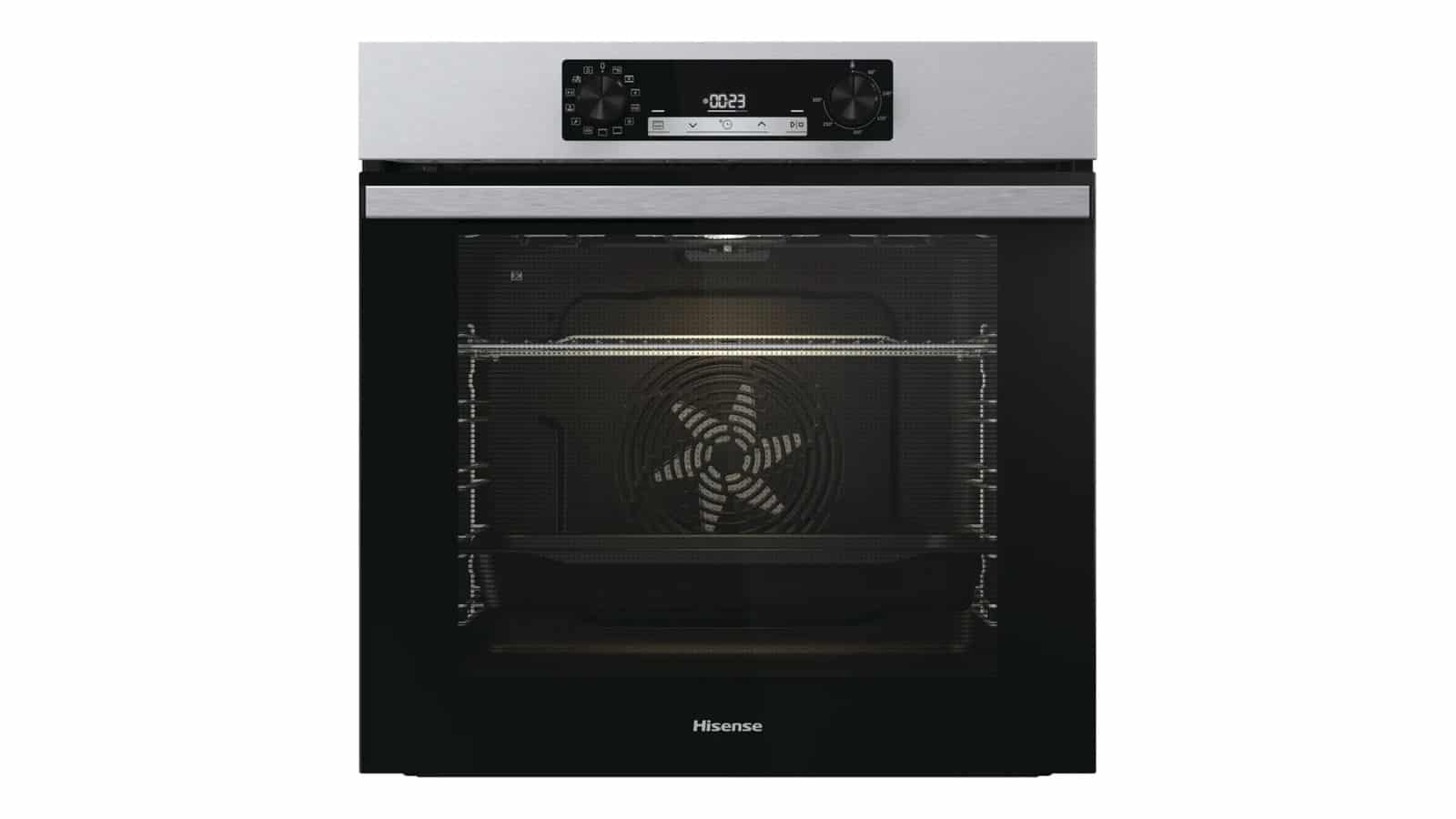 Four encastrable Hisense BI64211EPX en inox vu de face