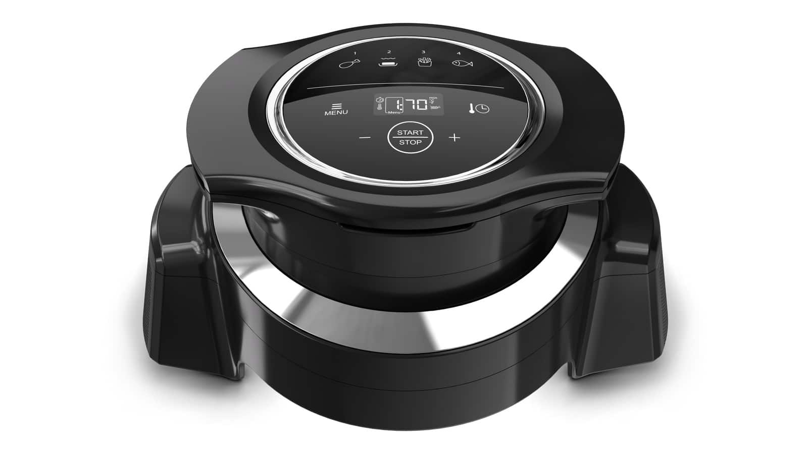 Extension air fryer Moulinex HF1508F0 avec son afficheur et ses touches sensitives