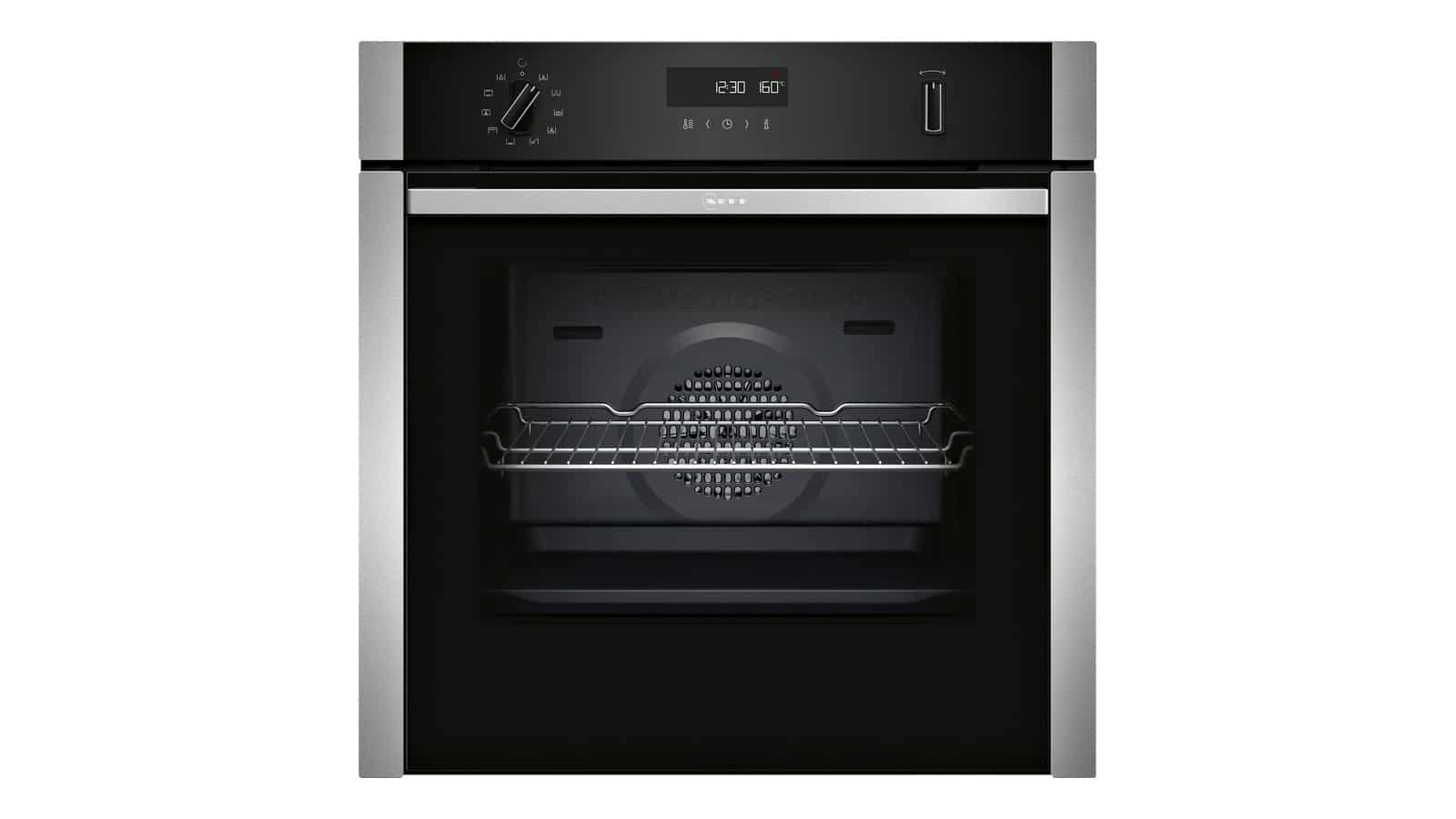 Four encastrable Neff B5ACH7AN3F inox vu de face