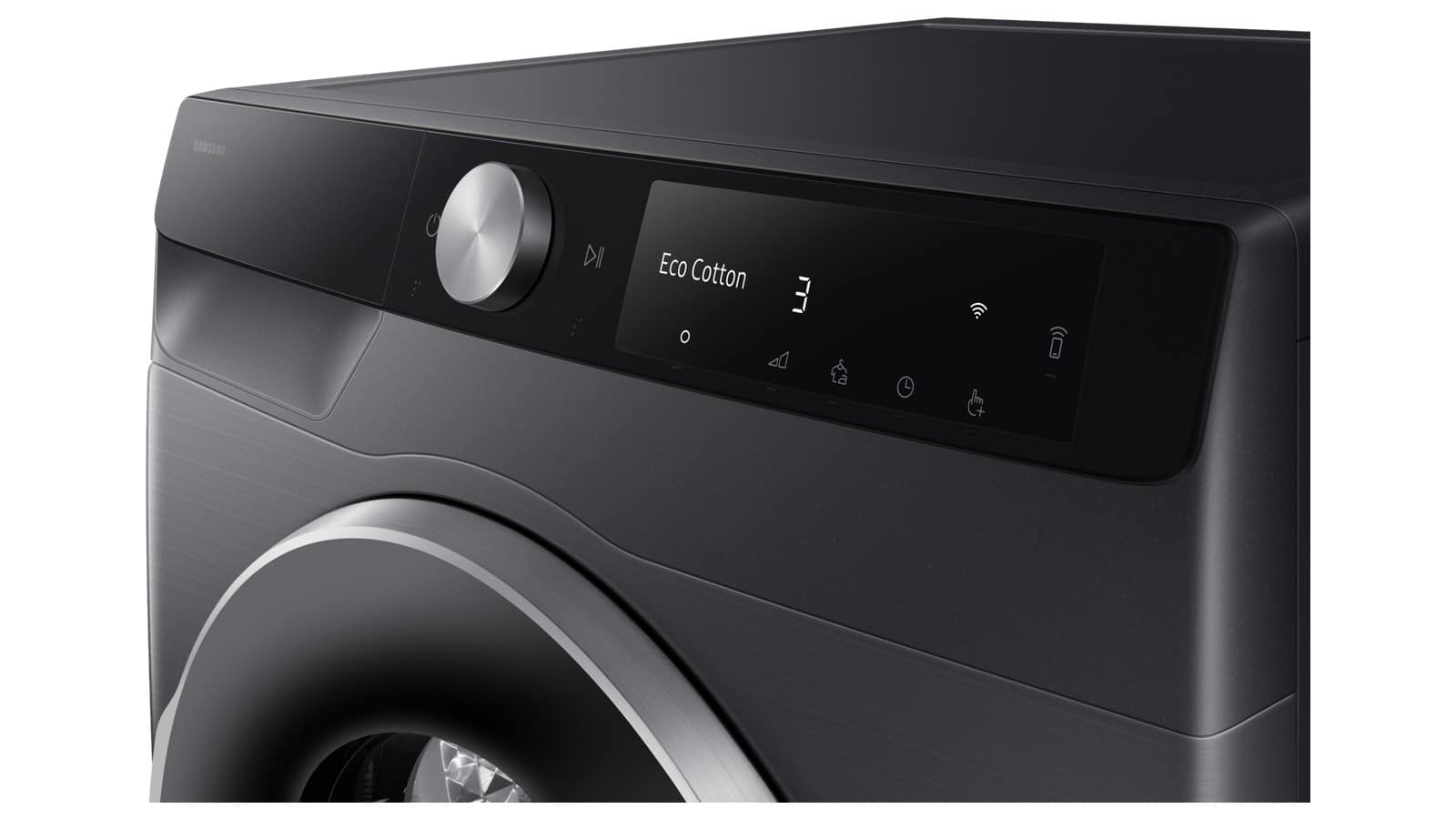 Bandeau de commandes AI Control du sèche-linge Samsung DV90DG6845