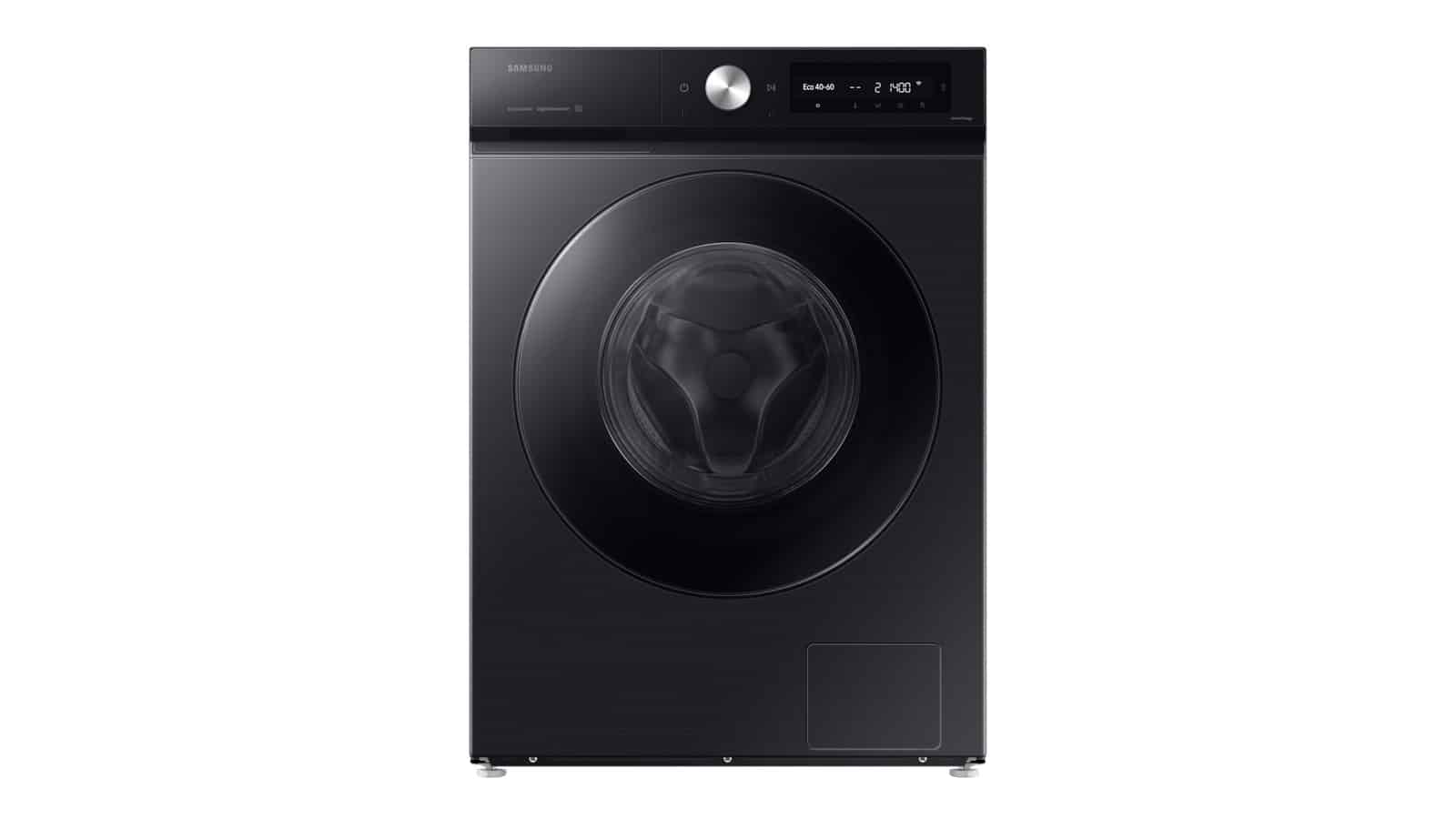 Lave-linge Samsung WW11DB7B94GB noir vu de face