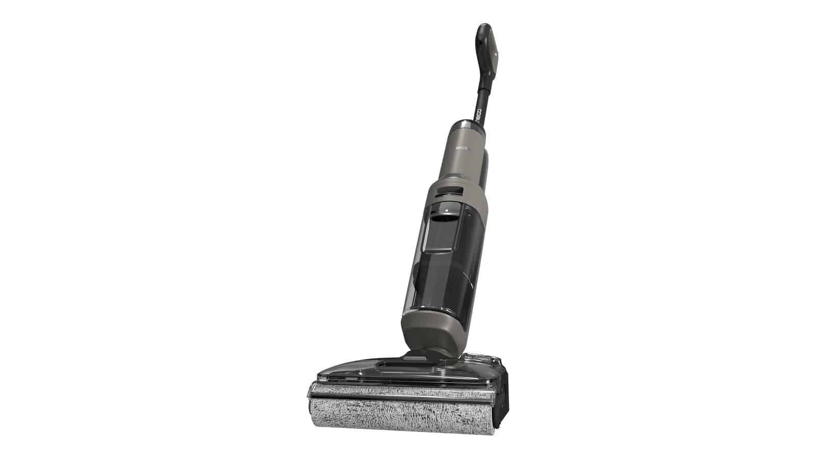 Aspirateur laveur Tineco Floor One i6 Stretch gris vu de trois quarts