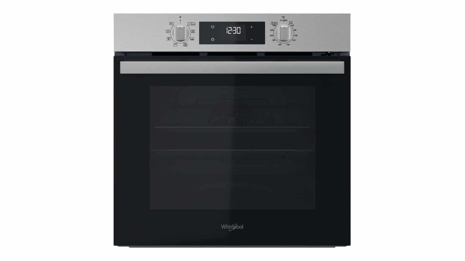 Four encastrable Whirlpool OMR559RR0X inox vu de face